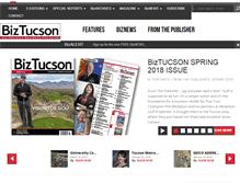 Tablet Screenshot of biztucson.com